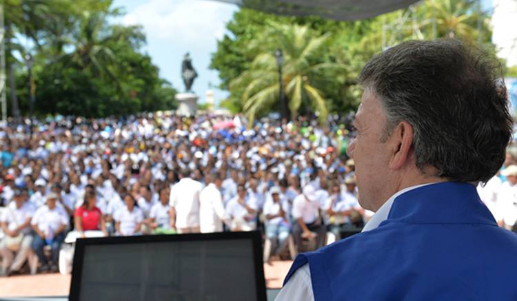President Santos Calls On All Colombians To Support the Peace Process