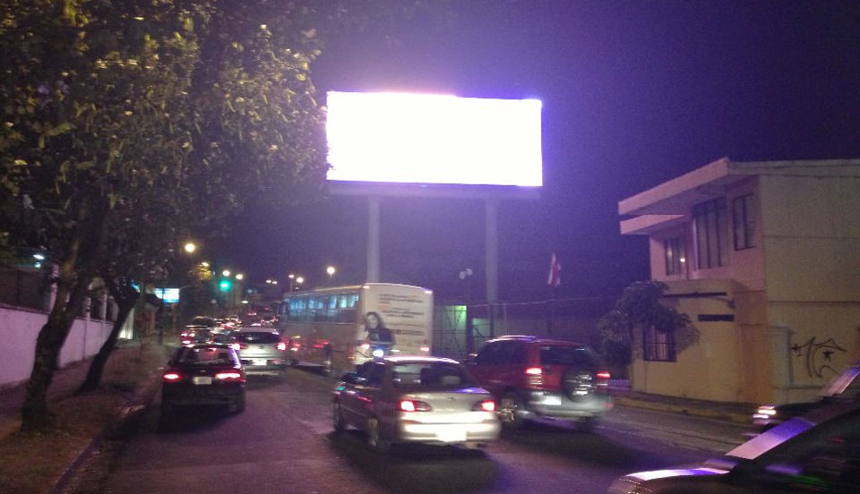 Large Bright Lumious Road Signs Will Soon Go Dark Q Costa Rica