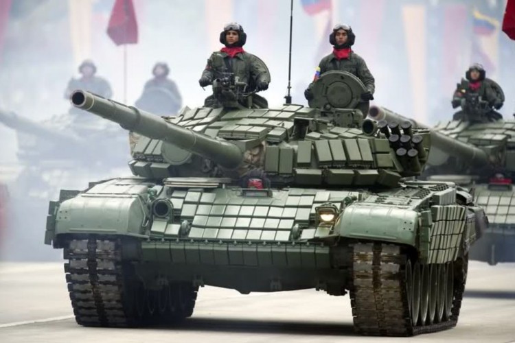 Russian tanks are similar to those possessed by the Navy of Venezuela. Photo taken from the Ministry of Popular Power for the Defense of Venezuela
