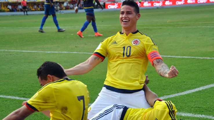 While 2015-16 was a tough year for James at Real Madrid, his trademark swagger has returned when suiting up for Colombia.