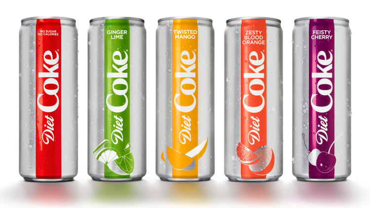 Diet Coke gets a new look and new flavors