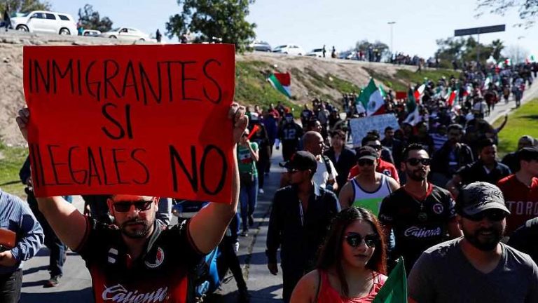Migrant caravan ignites ‘xenophobia’ in Tijuana as protesters shout ‘get out!’