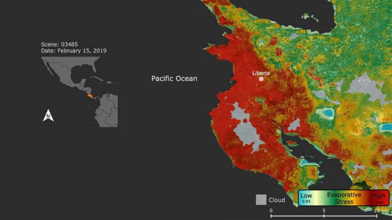 NASA Gauges Plant Stress in Costa Rican Drought