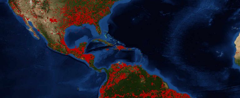 NASA image shows how Costa Rica beats Mexico and Central America in avoiding forest fires
