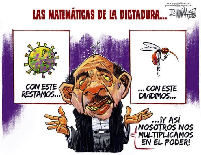 The macabre calculations of Daniel Ortega with the COVID-19
