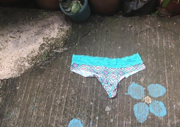 Neighbors arrest the stalker who leaves woman used underwear