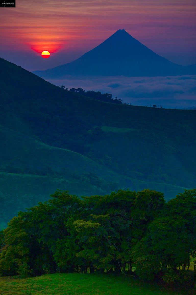 Arenal Volcano at sunrise