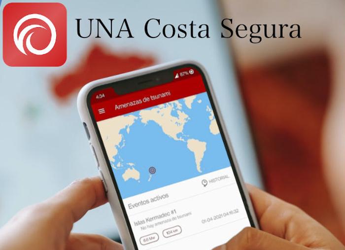 UNA launches app that will announce the threat of tsunamis