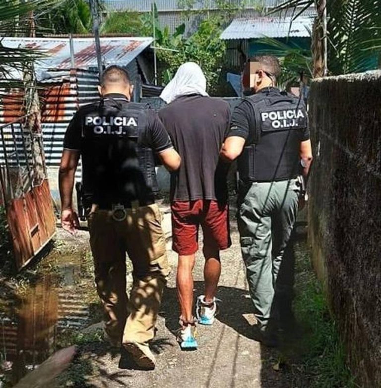 Arrested suspect of raping two tourists in Manuel Antonio
